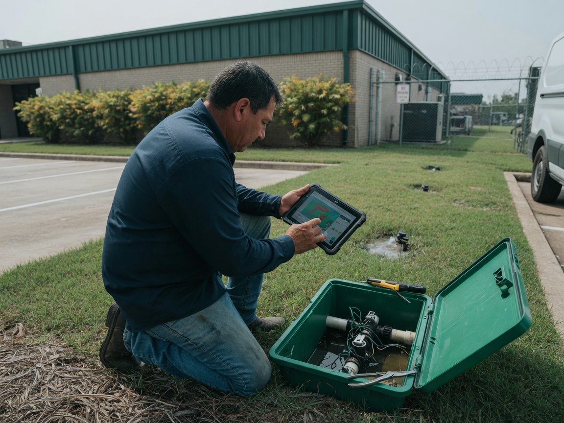 Irrigation technician diagnostics